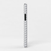 Coques Case-Mate iPhone Gris Herringbone (Dos/Droite)