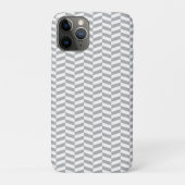 Coques Case-Mate iPhone Gris Herringbone (Dos)
