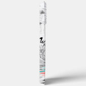 Coques Case-Mate iPhone Gris Kaleidoscope Art (Verso / Droite)