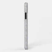 Coques Case-Mate iPhone Gris, lilas, corail, diamants sur le blanc (Dos/Droite)