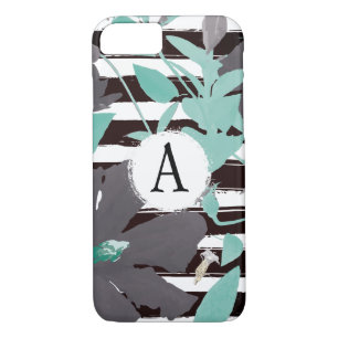 Case-Mate iPhone Case Gris monogramme Gris Graine Faille
