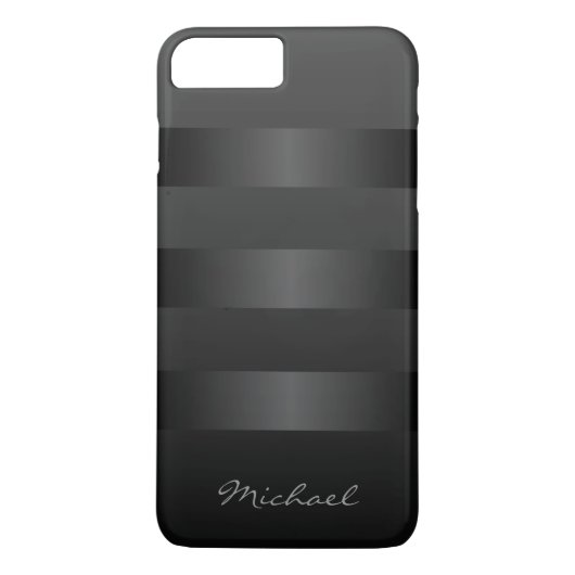 Coques Case-Mate iPhone Gris noir Motifs hommes (Dos)