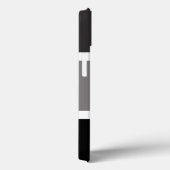 Coques Case-Mate iPhone Gris Personnalisé Gris Noir Et Blanc Gratuit (Verso / Droite)