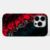 Coques Case-Mate iPhone gris rouge (Verso (horizontal))