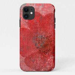 Etui iPhone Case-Mate Gris rouge noir Grunge Digital Graphic Art Design