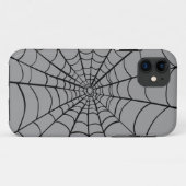 Coques Case-Mate iPhone Gris Spider Web (Dos (Horizontal))