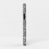 Coques Case-Mate iPhone Gris terrazzo Moderne minimaliste (Dos/Droite)