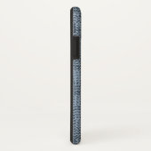 Coques Case-Mate iPhone Gris textiles (Dos/Droite)