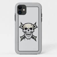 "Gritty Graphics : Bold Skull Design"