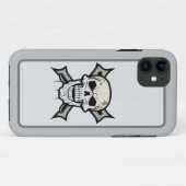 Coques Case-Mate iPhone "Gritty Graphics : Bold Skull Design" (Dos (Horizontal))