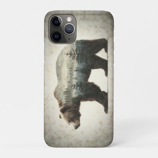 Coques Case-Mate iPhone Grizzly Oear Wilderness Art (Dos)