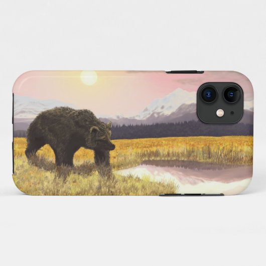 Coques Case-Mate iPhone Grizzly Pond (Dos (Horizontal))