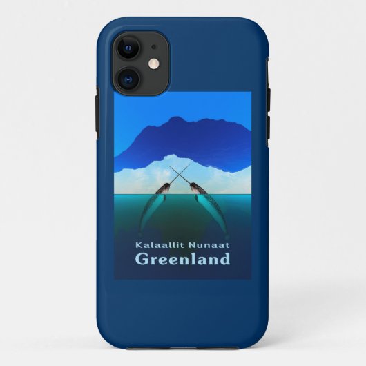 Coques Case-Mate iPhone Groenland - Narwhal (Dos)