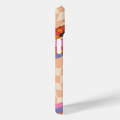 Coques Case-Mate iPhone Groovy 70s Champignon Fleur Personnalisé pêche (Verso / Droite)