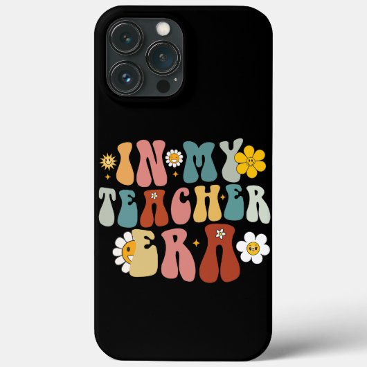 Coques Case-Mate iPhone Groovy à l'ère de mon professeur Retour à l'école  (Verso)