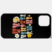 Coques Case-Mate iPhone Groovy à l'ère de mon professeur Retour à l'école  (Verso (horizontal))