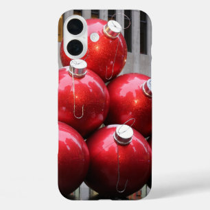 Coques iPhone 16 Plus Gros boules de Noël en New York