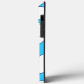 Coques Case-Mate iPhone Gros Coeurs Blancs Sur Beau Bleu (Verso / Gauche)