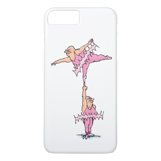 Coques Case-Mate iPhone Gros garçons dans Pink Tutus Ballet Dessin (Dos)