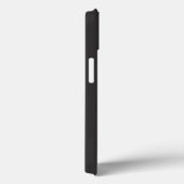 Coques Case-Mate iPhone Gros Initiales Noir & Blush élégant (Verso / Droite)