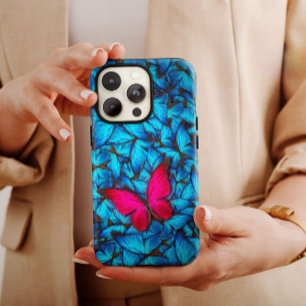 Case-Mate iPhone Case Gros papillon rose iPhone Papillon iPhone 13