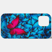 Coques Case-Mate iPhone Gros papillon rose iPhone | Papillon iPhone 13 (Verso (horizontal))