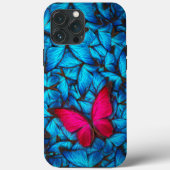 Coques Case-Mate iPhone Gros papillon rose iPhone | Papillon iPhone 13 (Verso)