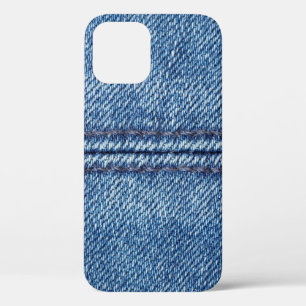 Case-Mate iPhone Case Gros plan arrière - plan denim bleu (macro)