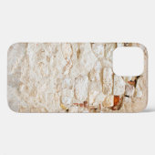 Coques Case-Mate iPhone Gros plan de la texture de vieilles pierres wallab (Verso (horizontal))