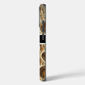 Coques Case-Mate iPhone Gros plan de la texture délicate de serpent (Verso / Gauche)