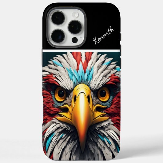 Coques Case-Mate iPhone Gros plan de l'aigle majestueux (Verso)