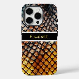 Coques iPhone 16 Pro Gros plan de motifs venimeux de serpent