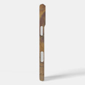 Coques Case-Mate iPhone Gros plan en bois de cèdre rustique (Verso / Droite)