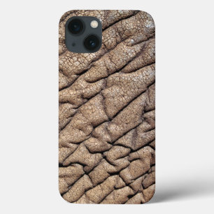 Etui iPhone 13 Gros plan sur la peau d'éléphant d'Afrique
