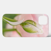 Coques Case-Mate iPhone Gros plan sur tulipe et bourgeon (Verso (horizontal))