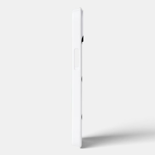 Coques Case-Mate iPhone Gros Pois blancs et noirs (Verso / Droite)