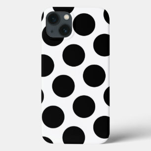 Case-Mate iPhone Case Gros Pois blancs et noirs