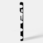 Coques Case-Mate iPhone Gros Pois Noir Et Blanc (Verso / Gauche)