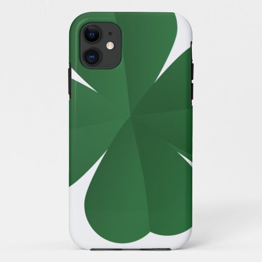Coques Case-Mate iPhone Gros quatre feuilles (Dos)