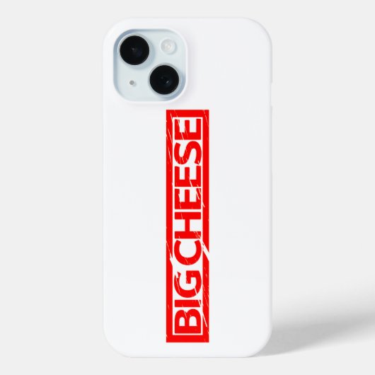 Coques Case-Mate iPhone Gros timbre au fromage (Verso)