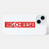 Coques Case-Mate iPhone Gros timbre au fromage (Verso (horizontal))
