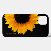 Coques Case-Mate iPhone Gros Tournesol jaune (Verso (horizontal))