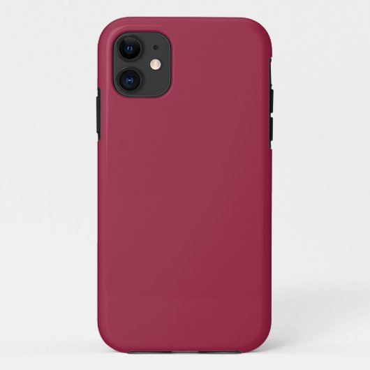 Coques Case-Mate iPhone Grosse goutte de rubis (uni) (Dos)