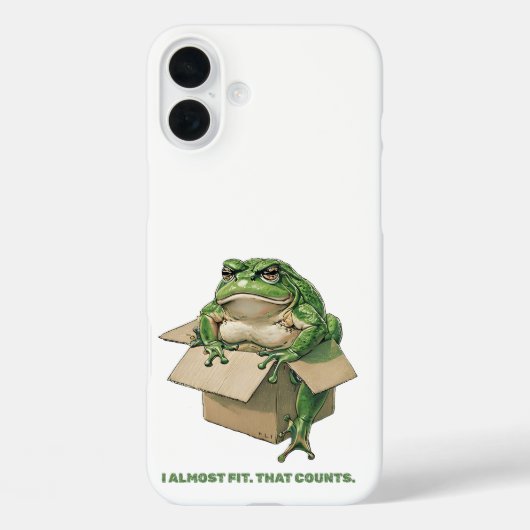 Coques Case-Mate iPhone Grosse grenouille dans une petite boîte - J'ai fai (Verso)