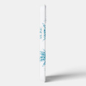 Coques Case-Mate iPhone Group Blue Palm Tree Graphic (Verso / Droite)