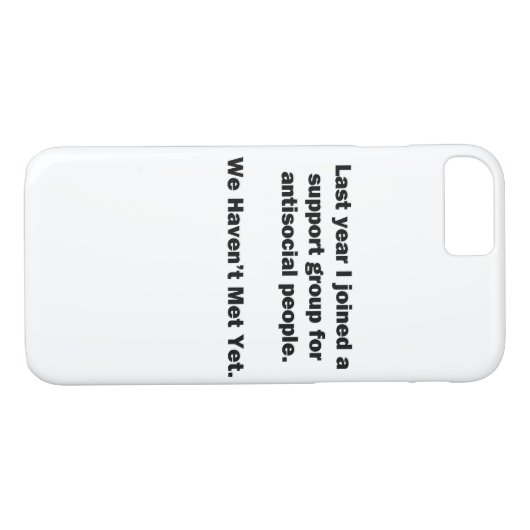 Coques Case-Mate iPhone Groupe antisocial (Dos (Horizontal))