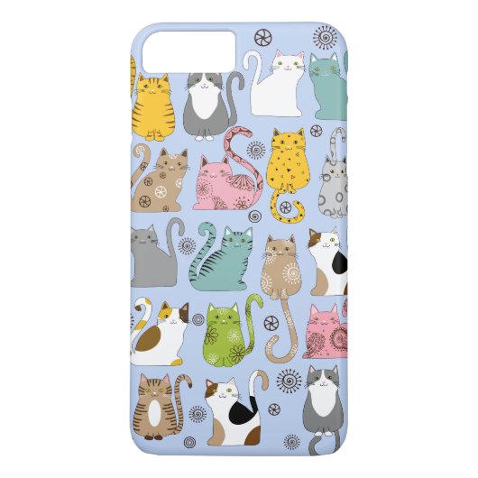 Coques Case-Mate iPhone Groupe de cas plus mignon et d'amusement de chats (Dos)