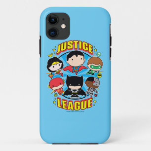 Etui iPhone Case-Mate Groupe de la Ligue de la justice de Chibi