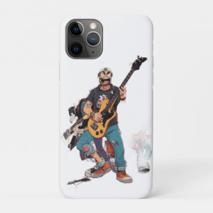 Case-Mate iPhone Case Groupe de Punk Hardcore Dessiné – Animation Énergi