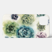 Coques Case-Mate iPhone Groupe de Succulents (Verso (horizontal))